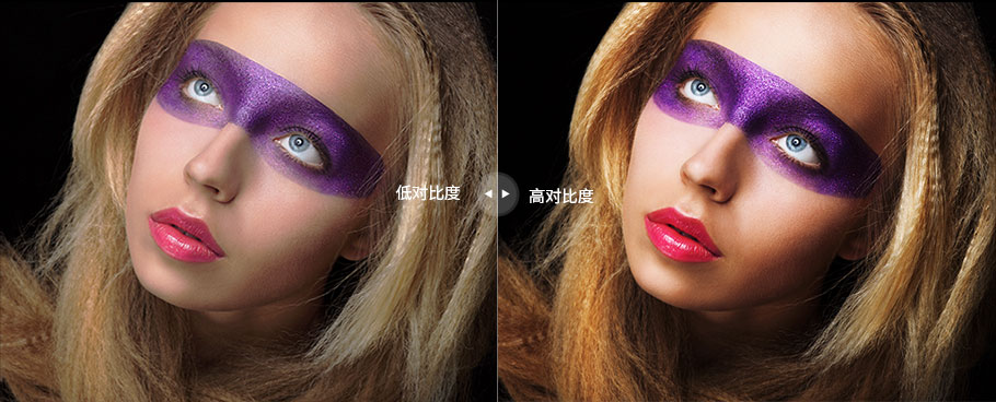 2000:1對比度,畫面更通透