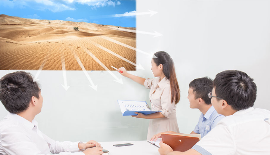 漫反射成像原理,綠色健康光源